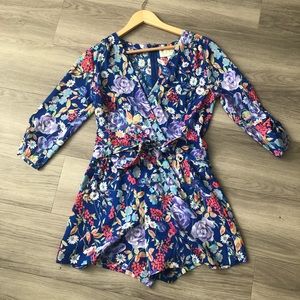 Yumi Kim floral romper size small